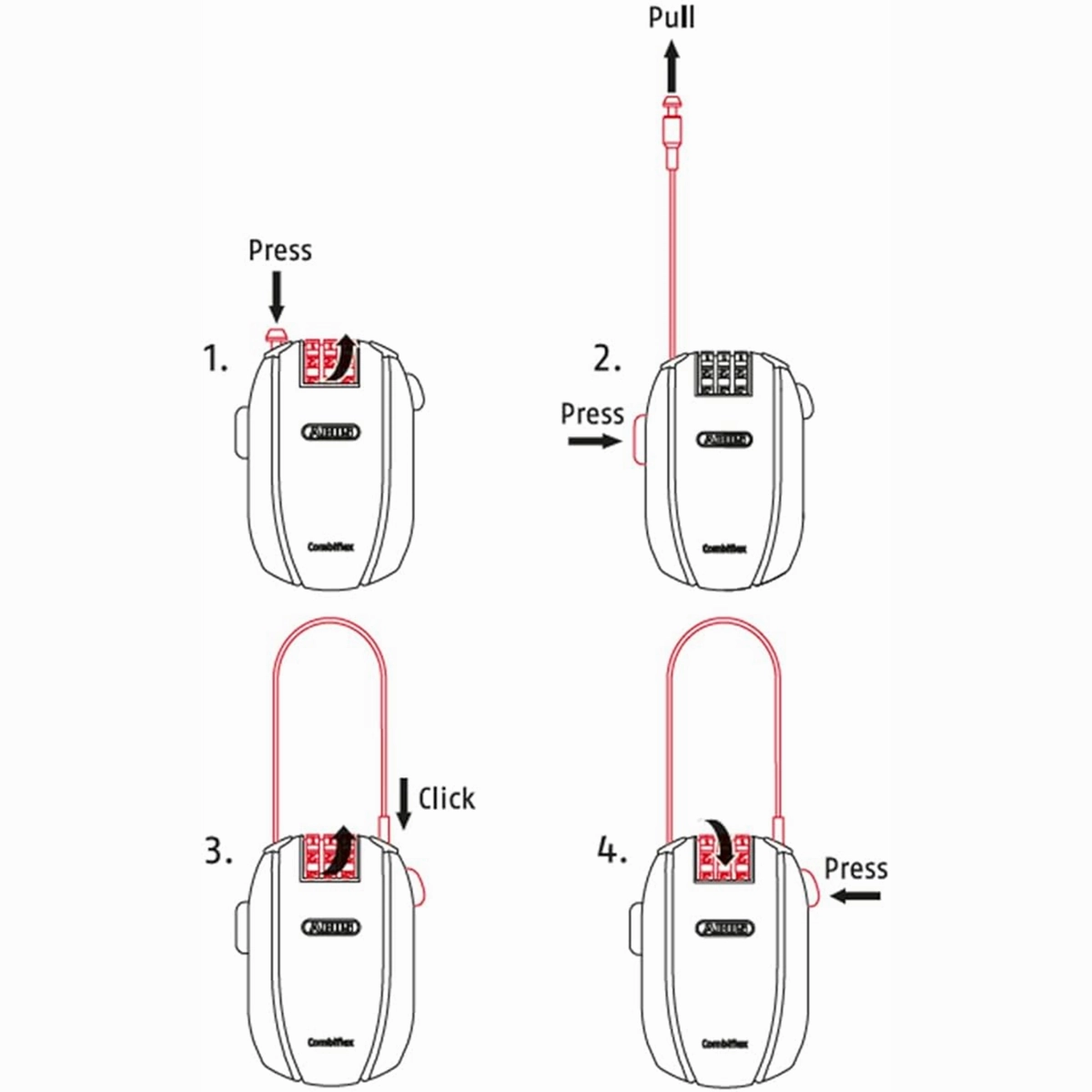 Abus CombiFlex Rest 105, 105cm