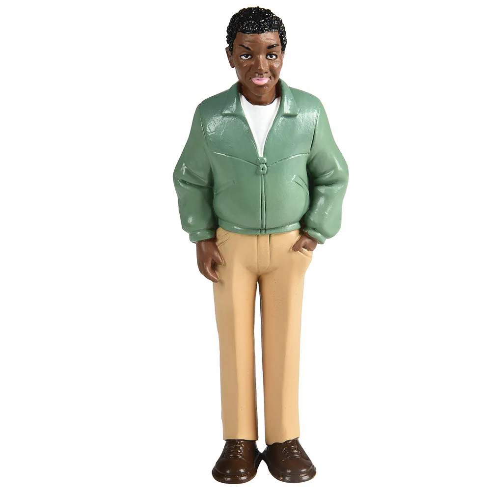 African American Pretend Play Vinyl Family Figurines | 8 Piece Set