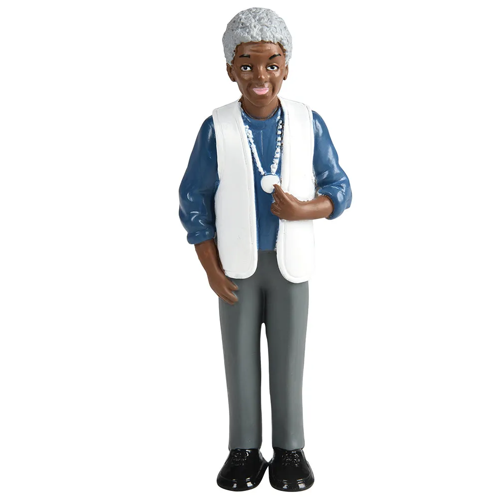 African American Pretend Play Vinyl Family Figurines | 8 Piece Set