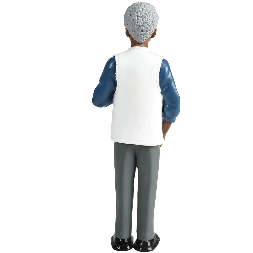 African American Pretend Play Vinyl Family Figurines | 8 Piece Set