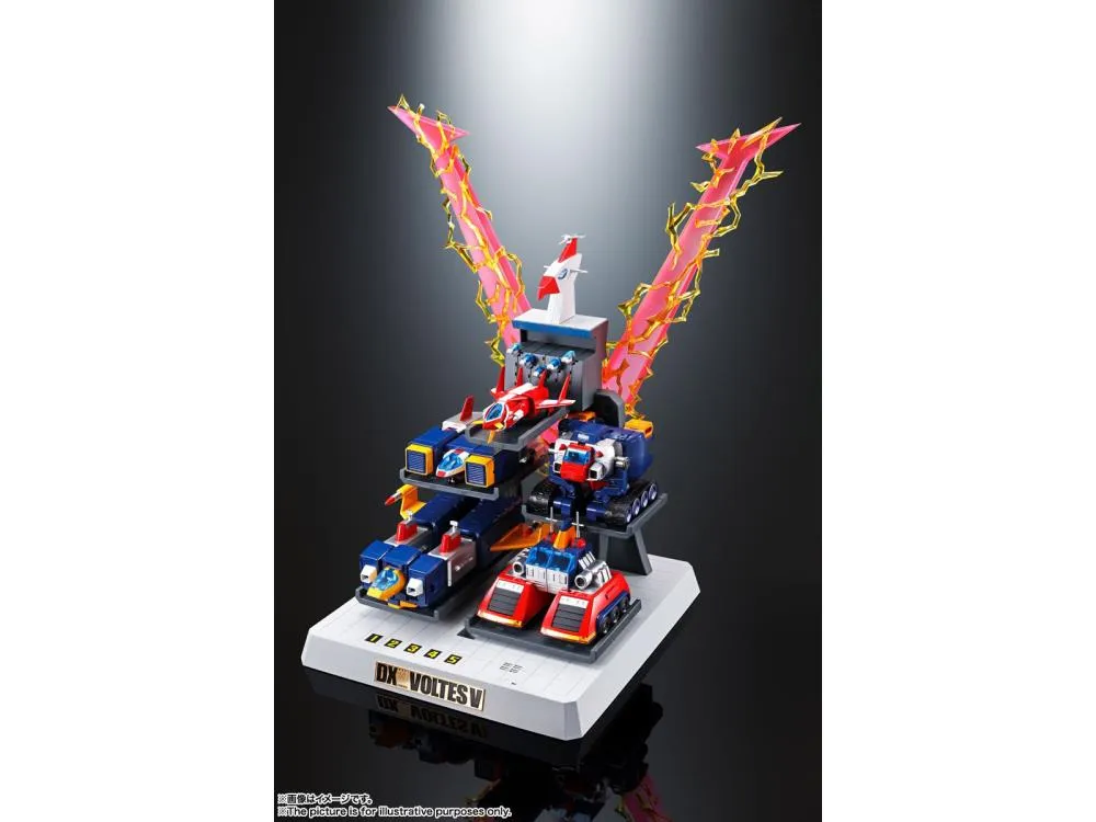 Bandai Soul of Chogokin DX Super Electromagnetic Machine Voltes V Action Figure