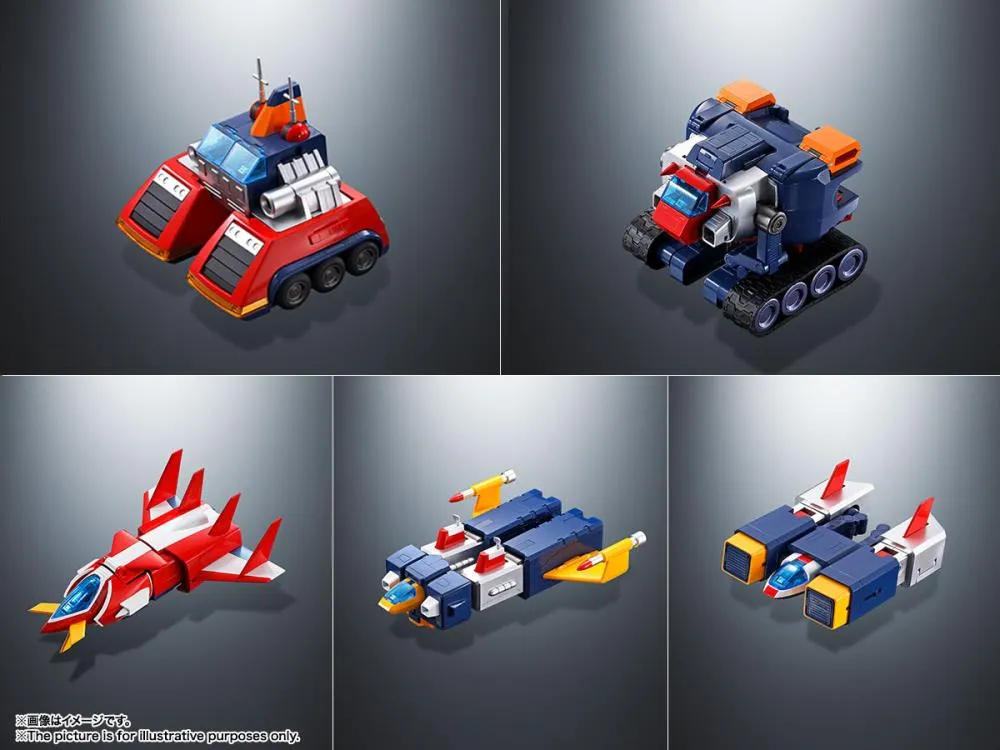 Bandai Soul of Chogokin DX Super Electromagnetic Machine Voltes V Action Figure