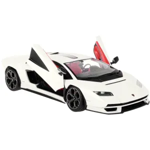 Bburago Kids' 1/24 Diecast Model Car - Lamborghini Countach LPI 800-4 White