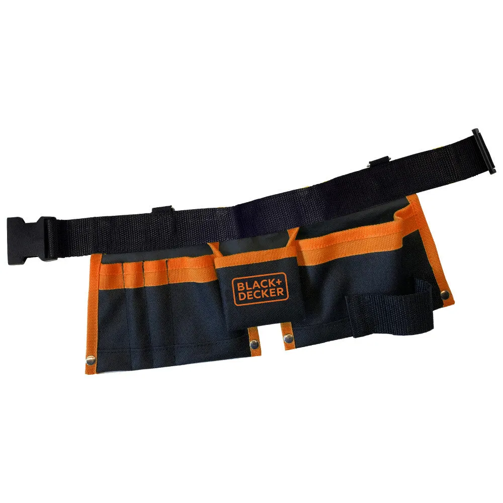 Black and Decker Kids Tool Belt - Pretend Play Set with Adjustable Strap