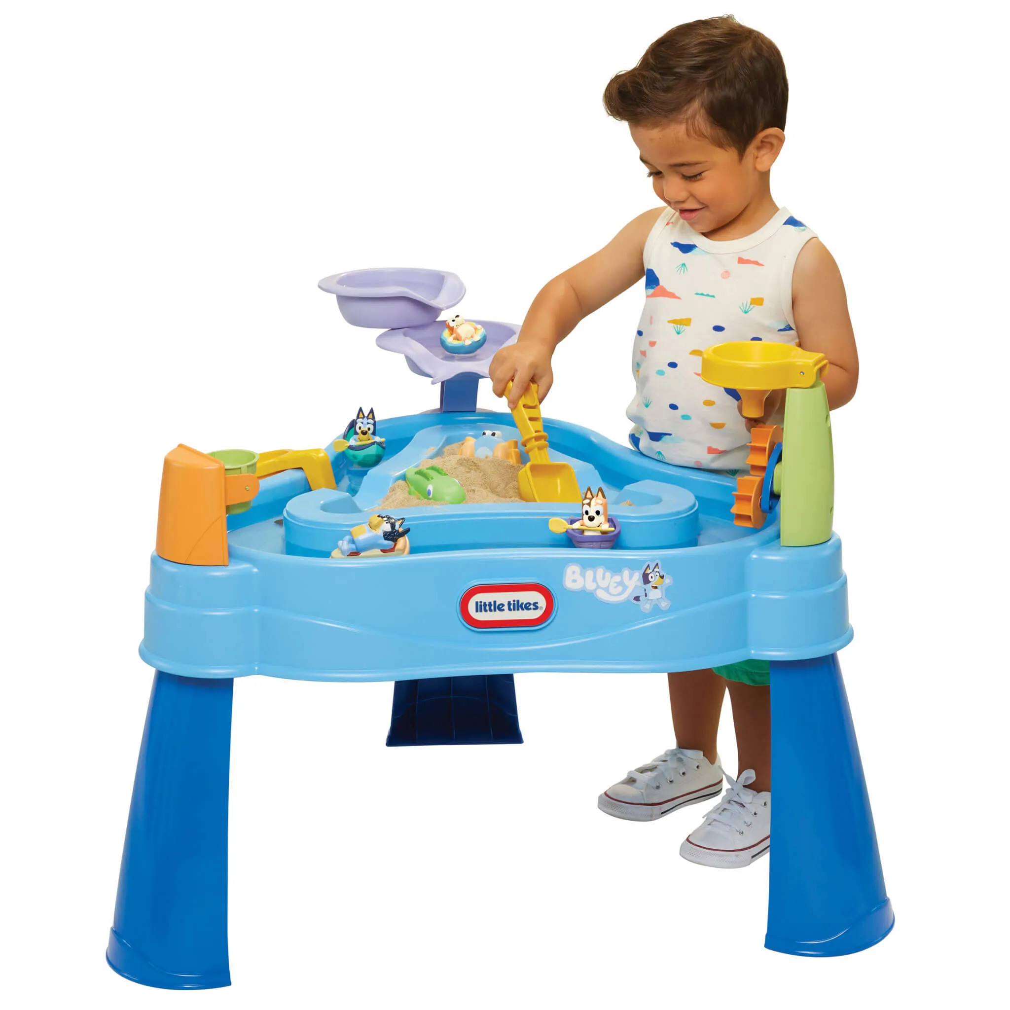 Bluey Beach Water Table™ -  Interactive Outdoor Playset with Sand & Water Fun