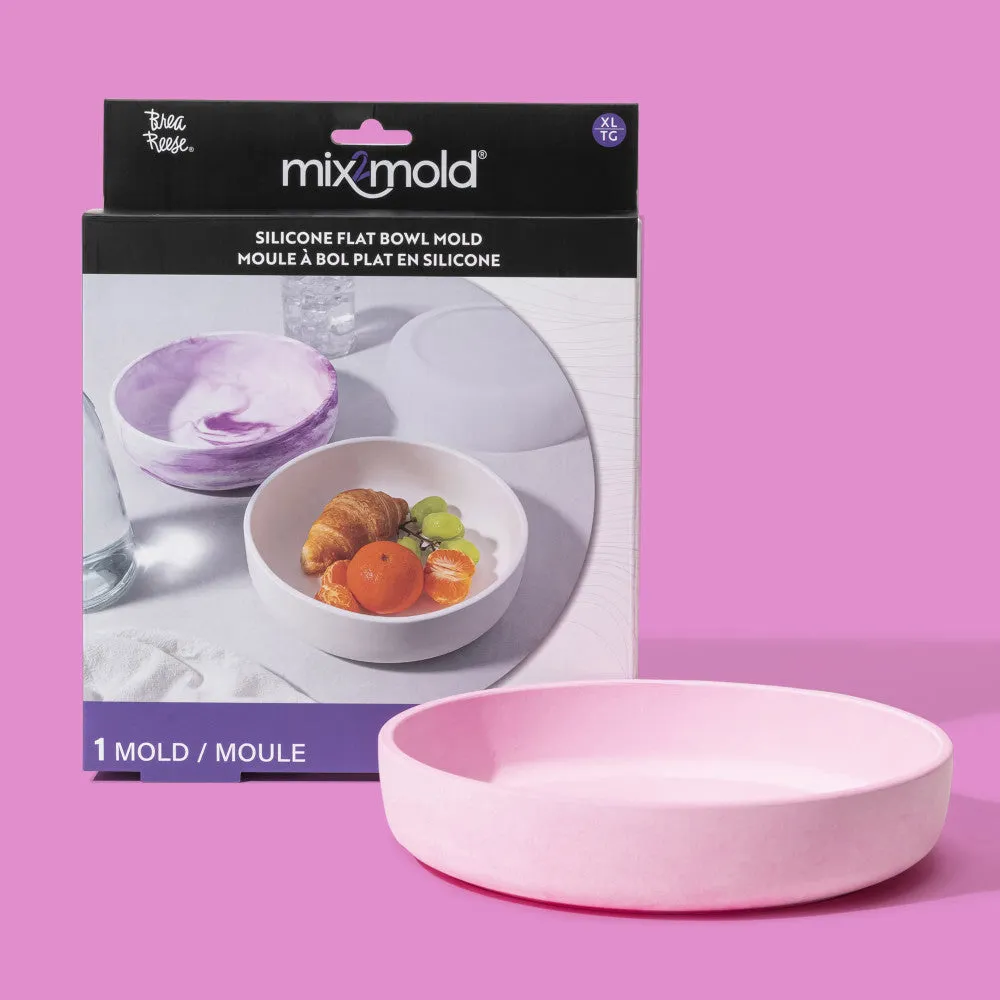 Brea Reese Mix2Mold Silicone Shallow Bowl Craft Mold