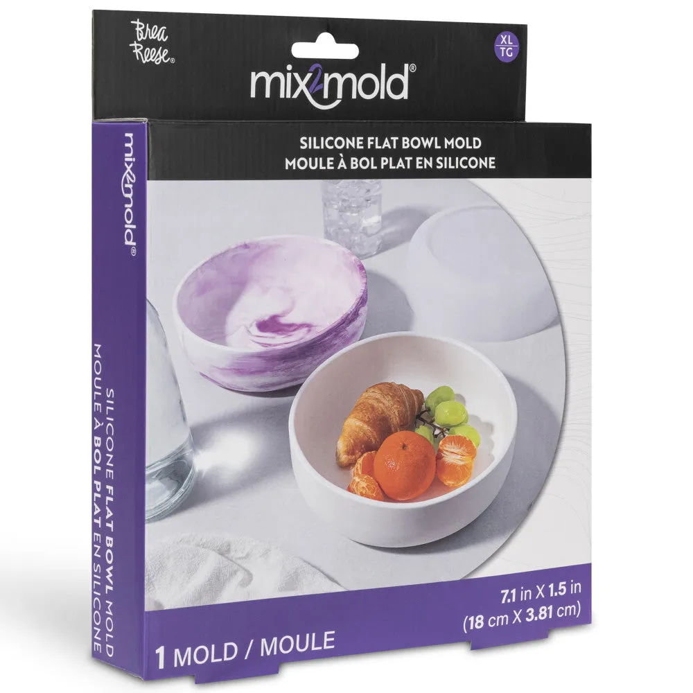 Brea Reese Mix2Mold Silicone Shallow Bowl Craft Mold