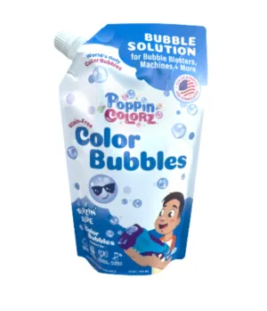 Bubbles 14oz Refill Pouch - Blazin' Blue