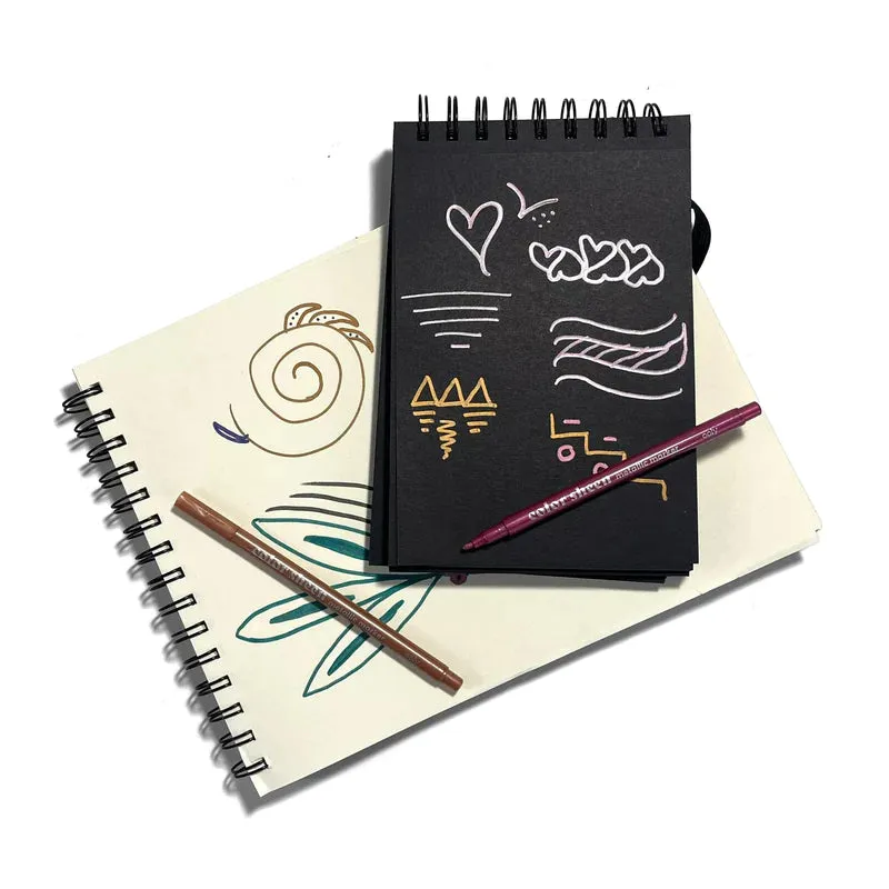 Color Sheen Metallic Felt Tip Markers