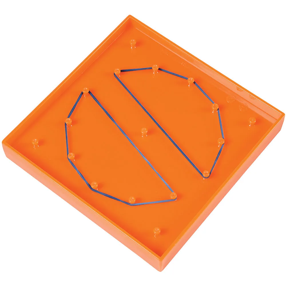 Colorful Double-Sided Geoboards Set | Explore Shapes & Symmetry