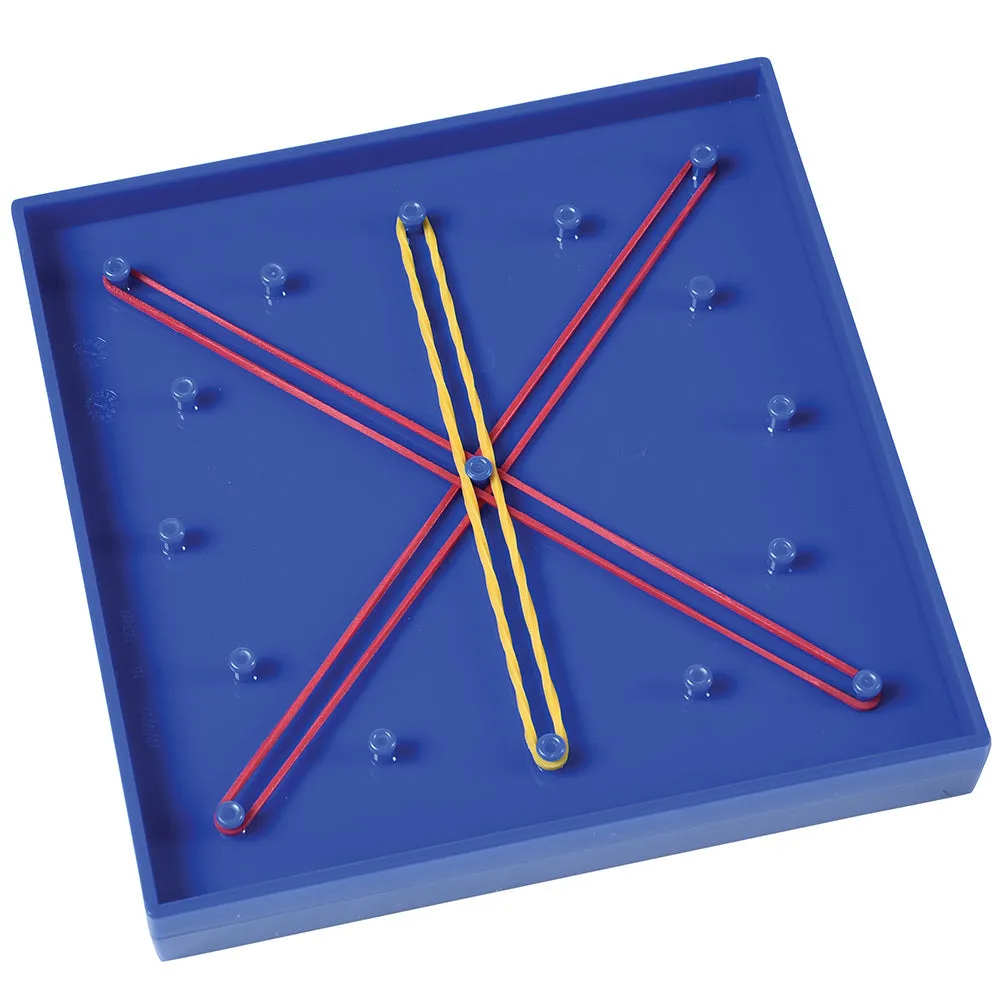 Colorful Double-Sided Geoboards Set | Explore Shapes & Symmetry