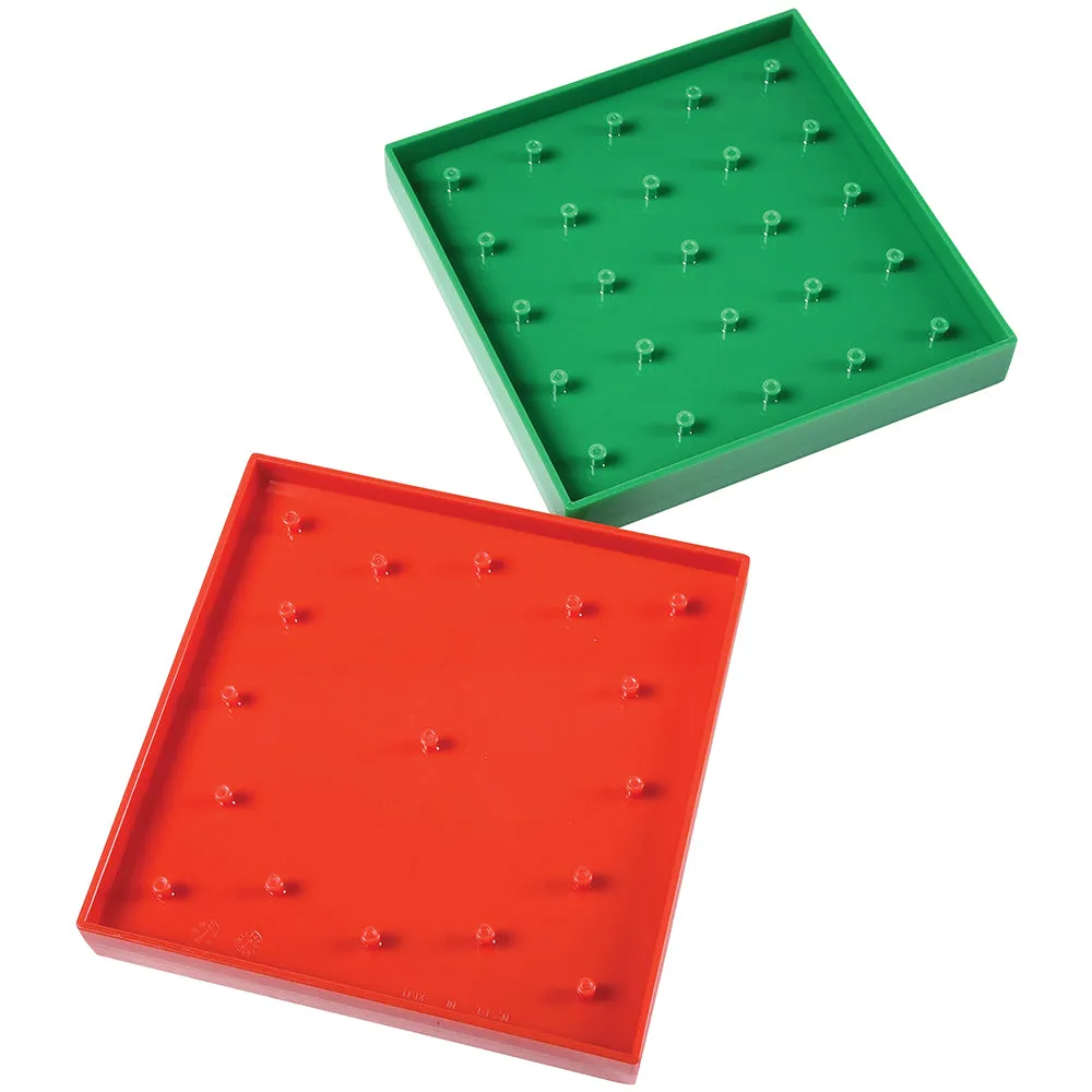 Colorful Double-Sided Geoboards Set | Explore Shapes & Symmetry