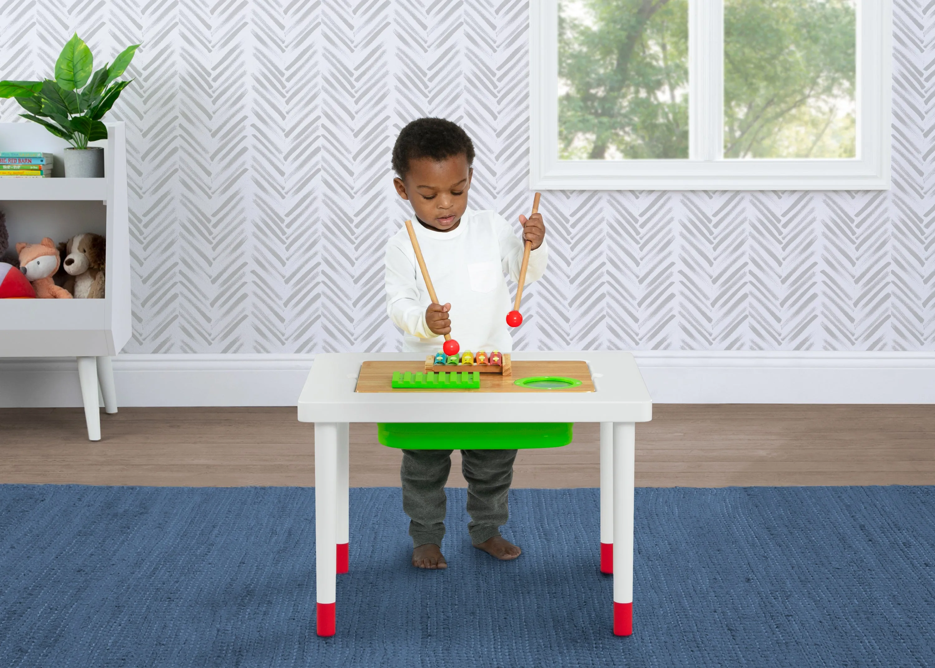 Compact Play & Learn Sensory Table for Kids