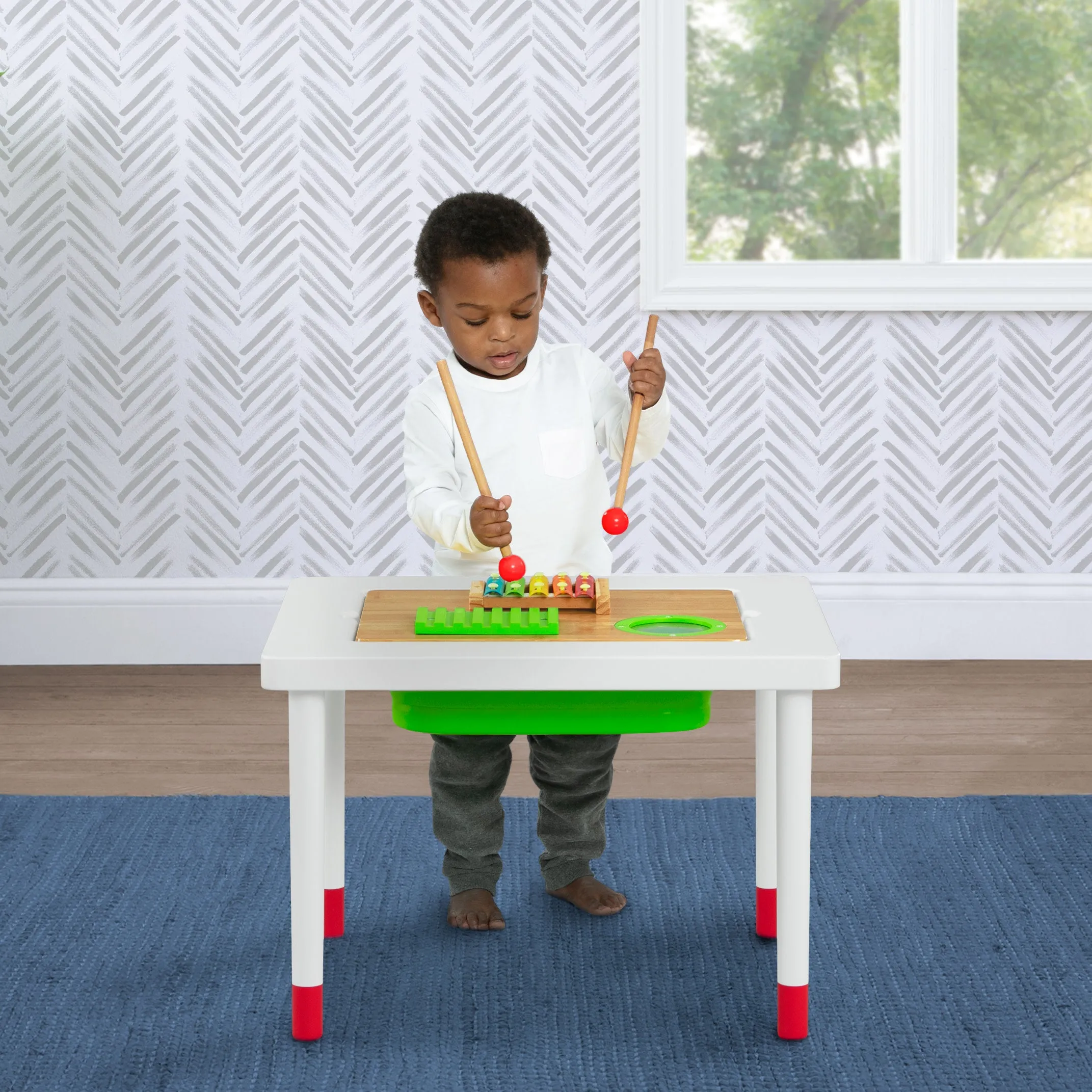 Compact Play & Learn Sensory Table for Kids