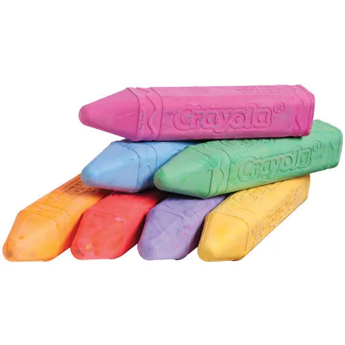 Crayola Washable Sidewalk Chalk Set | 48-Count of Bold Colors