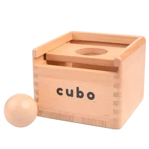 Cubo Montessori Starter Kit - 3-in-1 Imbucare Shape Box for Babies 6mo 