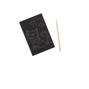 Cutie Cats Mini Scratch & Scribble Art Kit