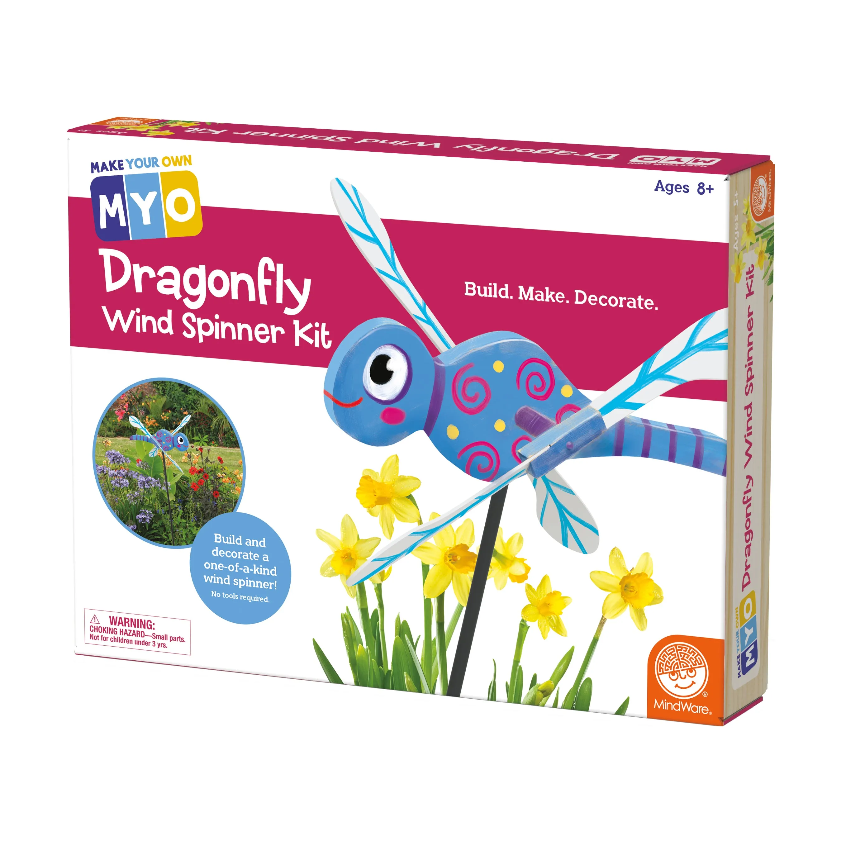 DIY Dragonfly Wind Spinner Craft Kit - Garden Art