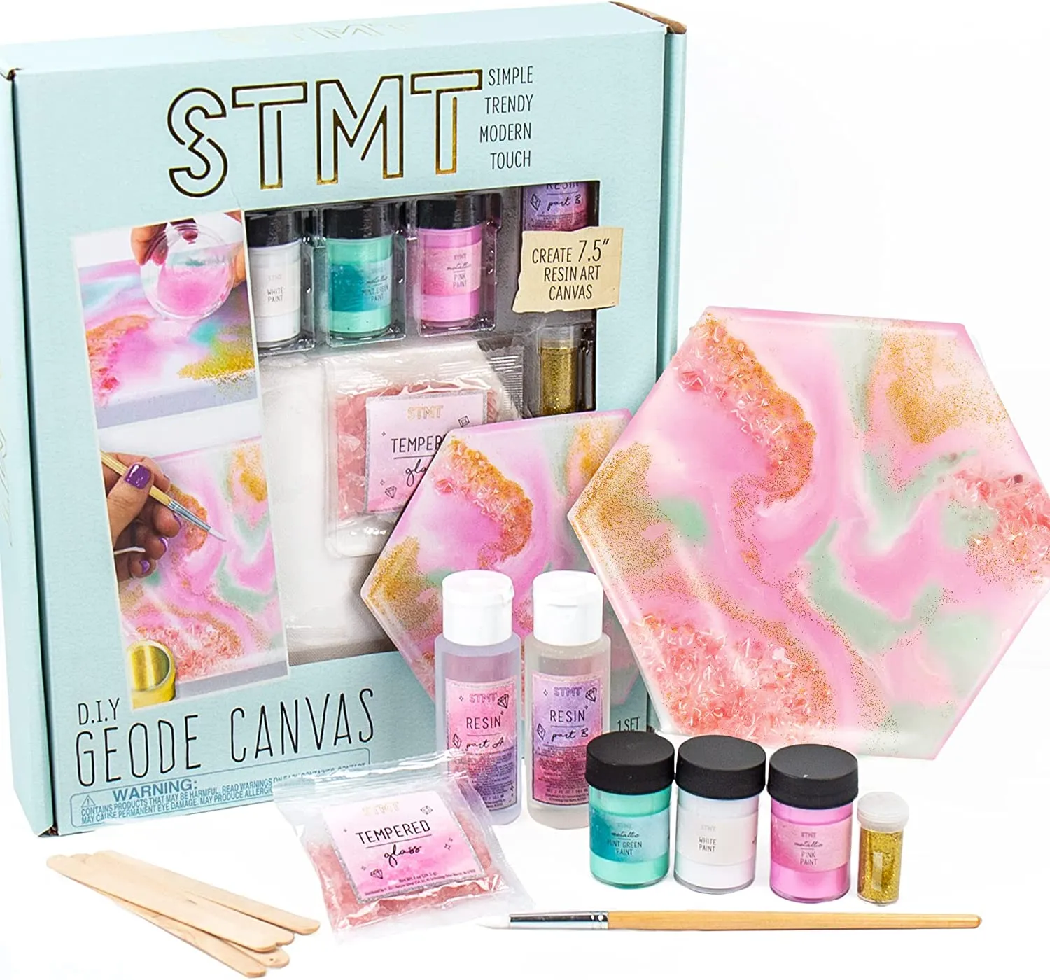 DIY Geode Canvas