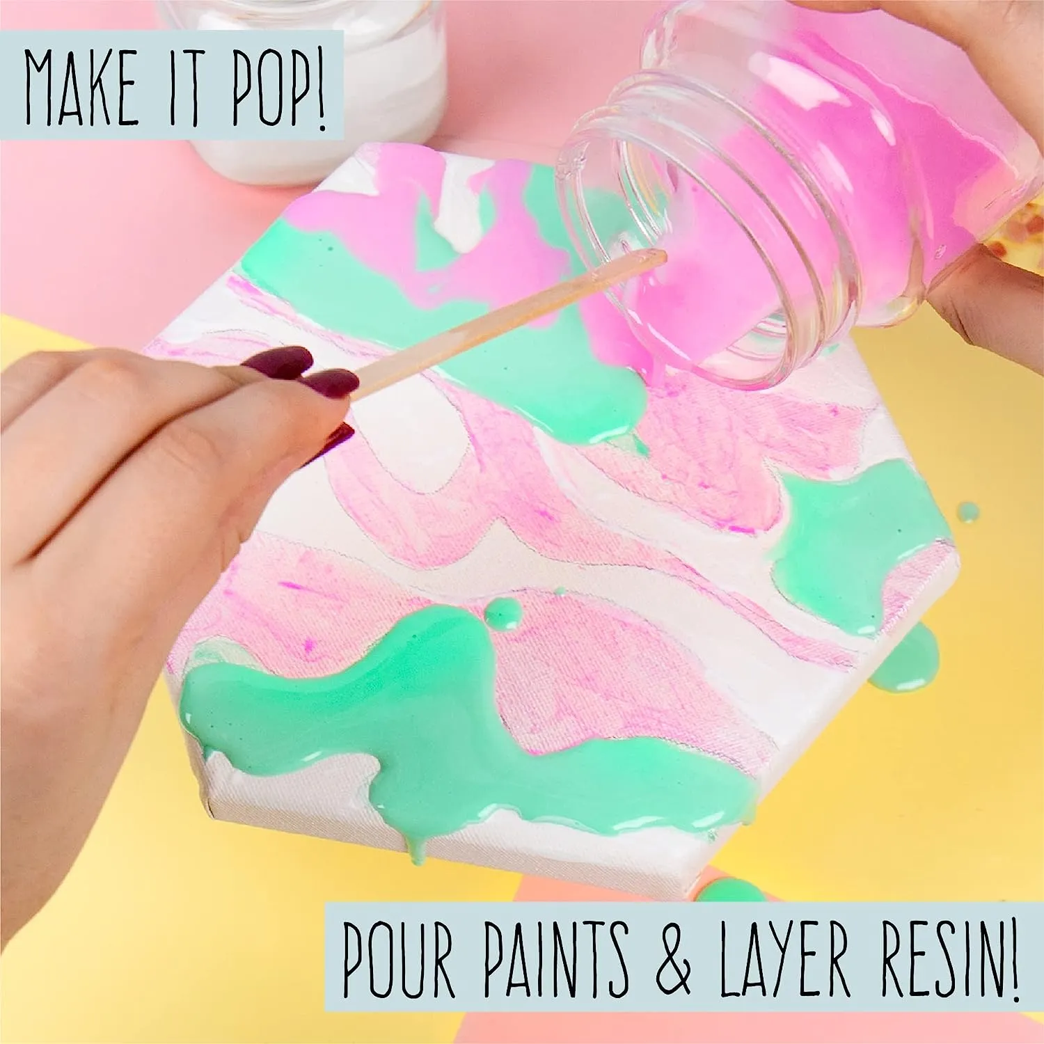 DIY Geode Canvas