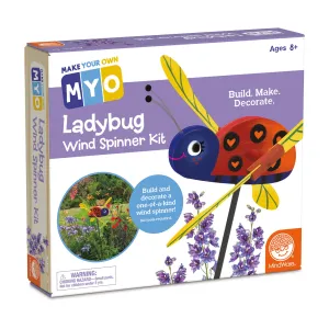 DIY Ladybug Wind Spinner Craft Kit - Create & Paint Your Garden Ornament