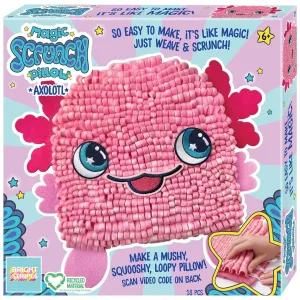 DIY Magic Scrunch Pillow Axolotl - Plush Craft Kit