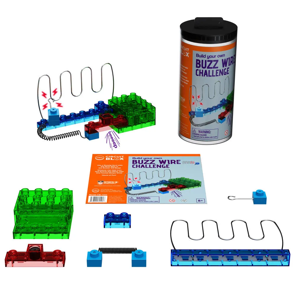 E-Blox Circuit Blox Buzzwire Challenge - Interactive STEM Wire Maze Kit for Kids Age 8 