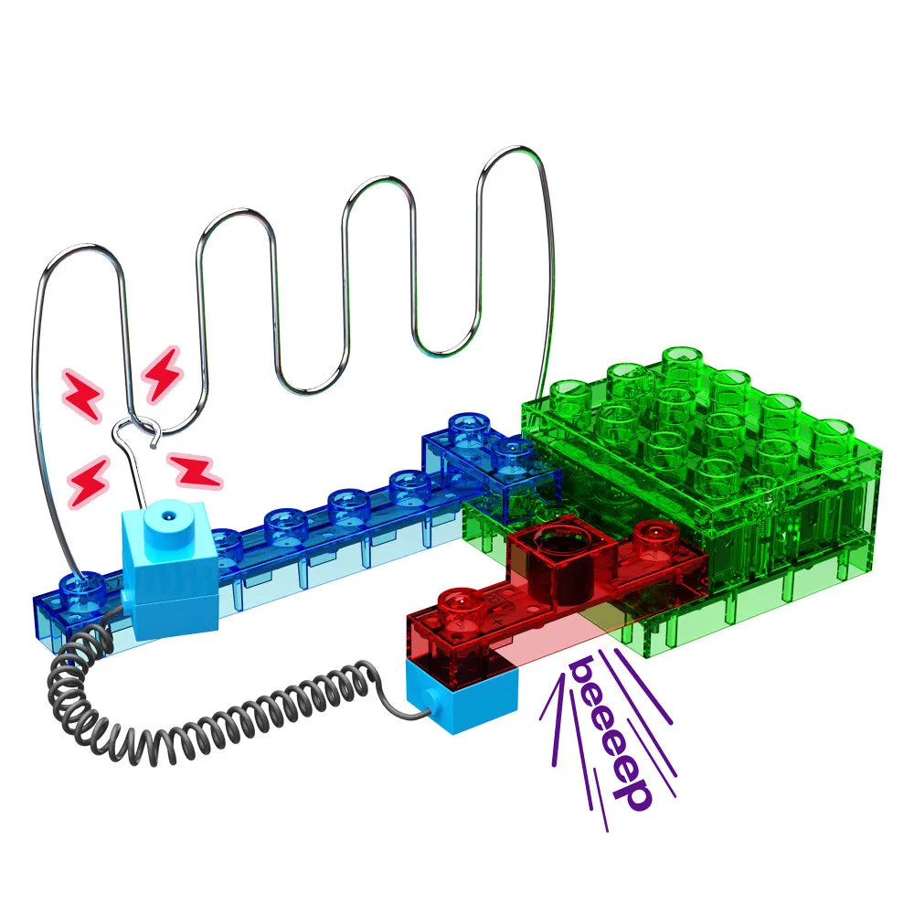 E-Blox Circuit Blox Buzzwire Challenge - Interactive STEM Wire Maze Kit for Kids Age 8 