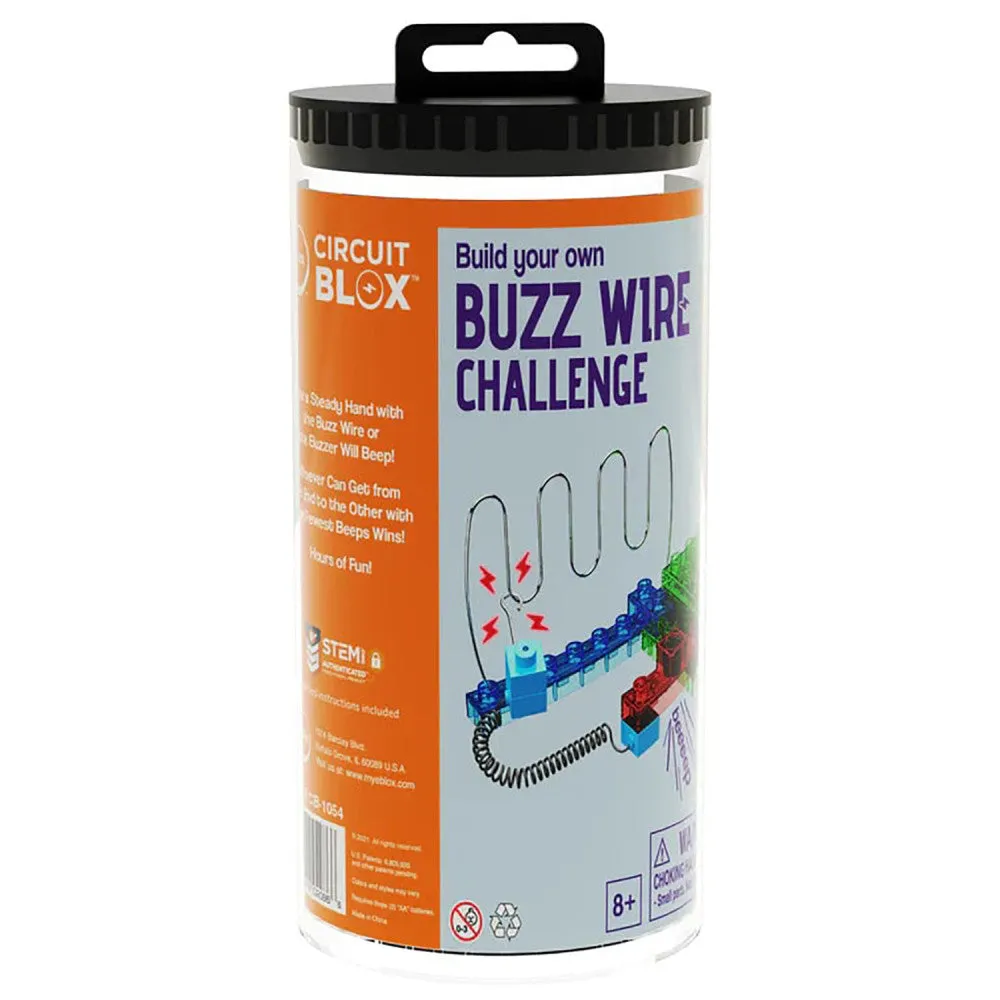 E-Blox Circuit Blox Buzzwire Challenge - Interactive STEM Wire Maze Kit for Kids Age 8 