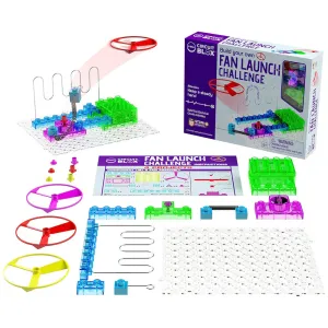 E-Blox Circuit Blox - Fan Launch Wire Maze Challenge - STEM Building Kit for Kids Ages 5 
