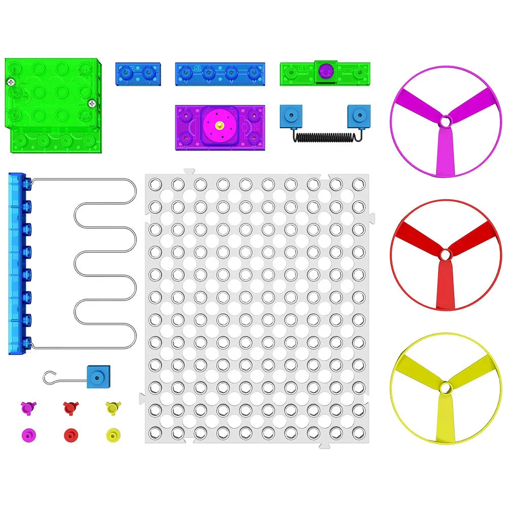 E-Blox Circuit Blox - Fan Launch Wire Maze Challenge - STEM Building Kit for Kids Ages 5 
