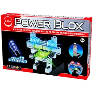 E-Blox Power Blox Light-Up Robot Building Kit for Kids 8 