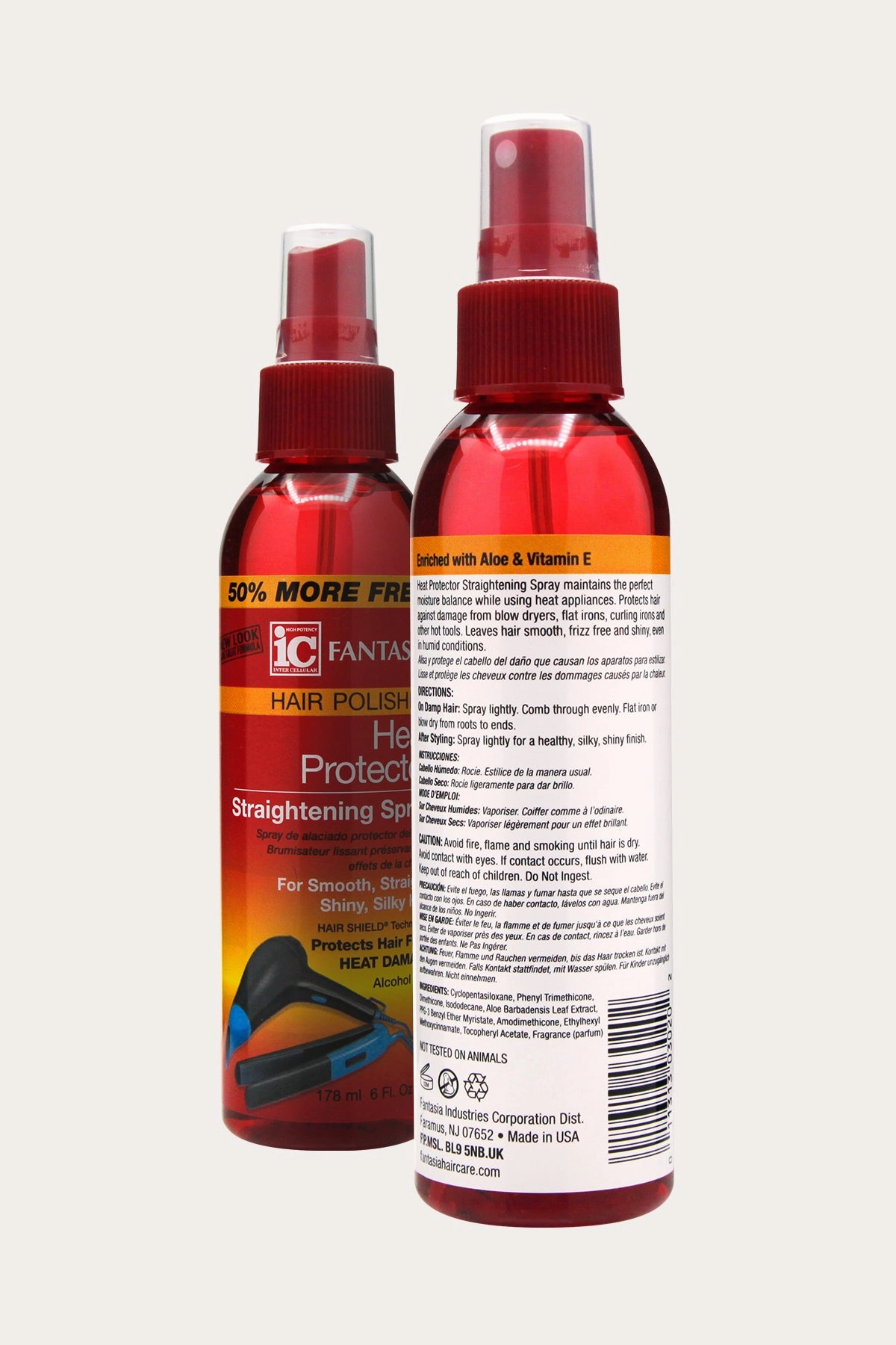 FANTASIA IC HAIR POLISHER HEAT PROTECTOR STRAIGHTENING SPRAY