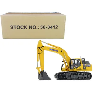 First Gear 1/50 Diecast Hybrid Excavator - Komatsu HB365LC-3 Rolling Metal Tracks