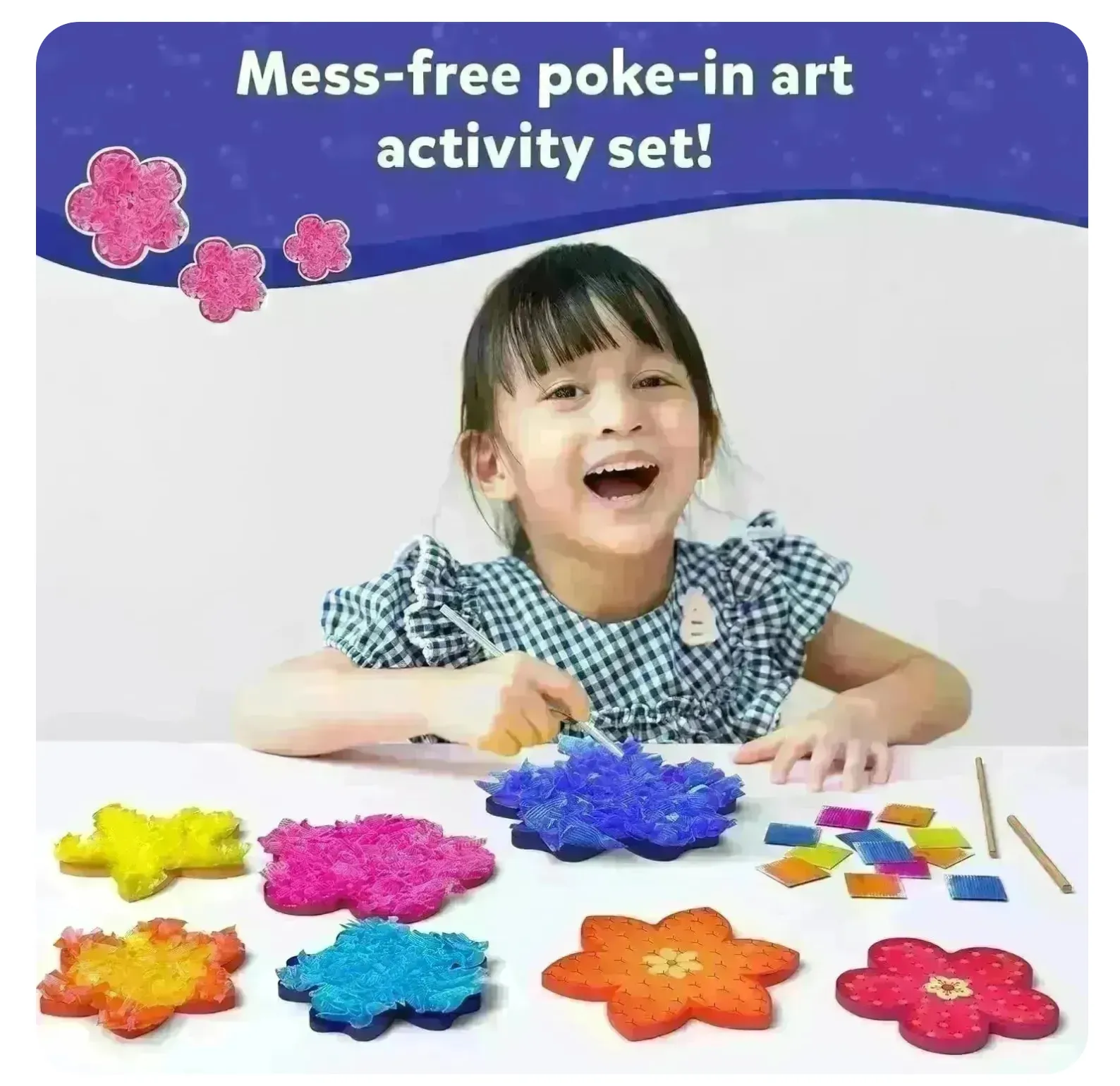 Flower Bouquet Poke-In Art