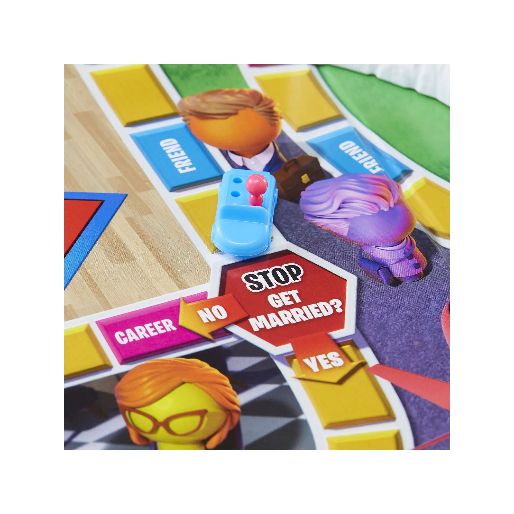 Game of Life F0800000 Family Board Game, for Ages 8 , Pegs Come in 6 Colors