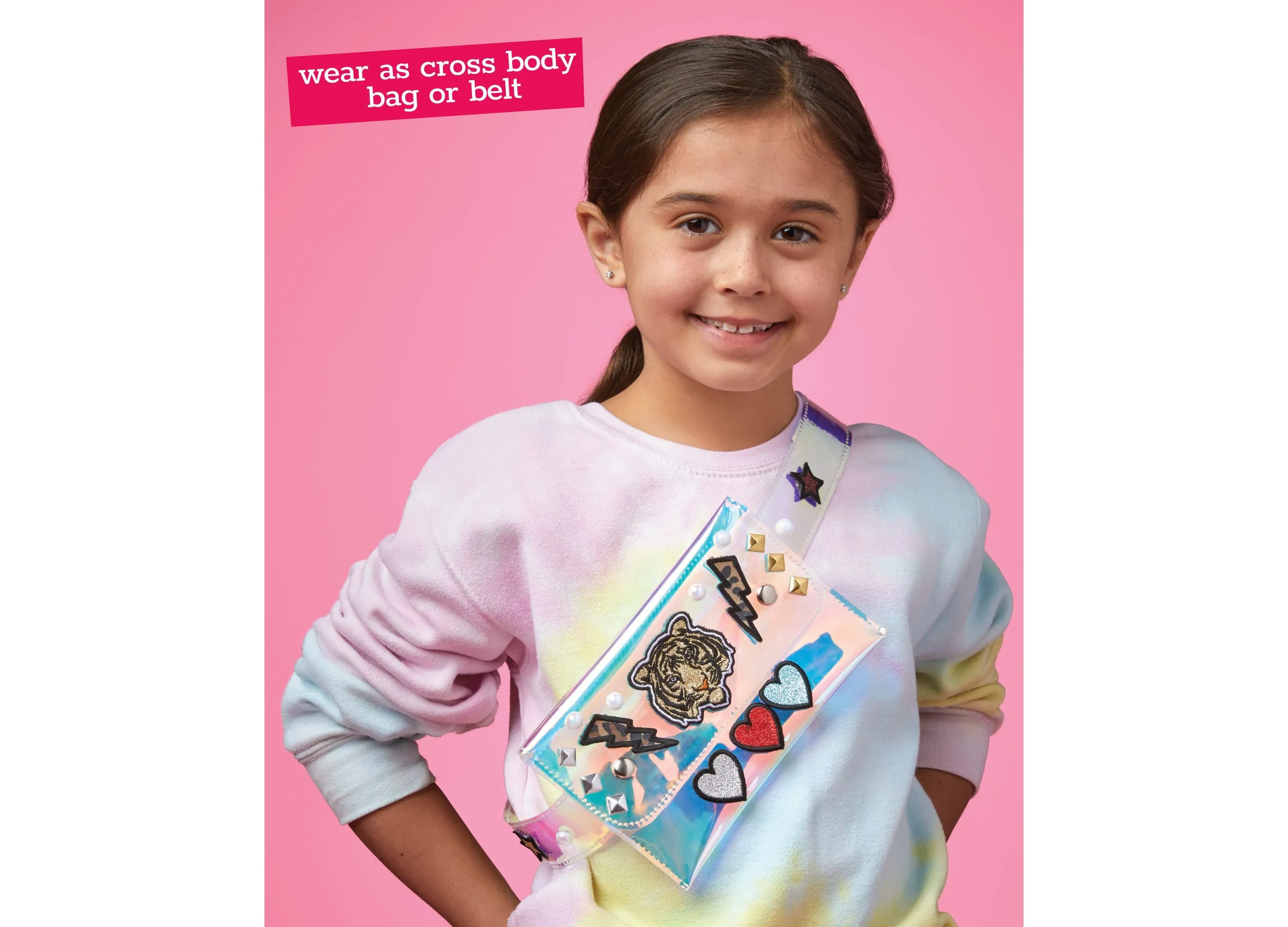 Geoffrey's Toy Box DIY Belt Bag Craft Kit with Embroidered Patches - Exclusive at Macy's