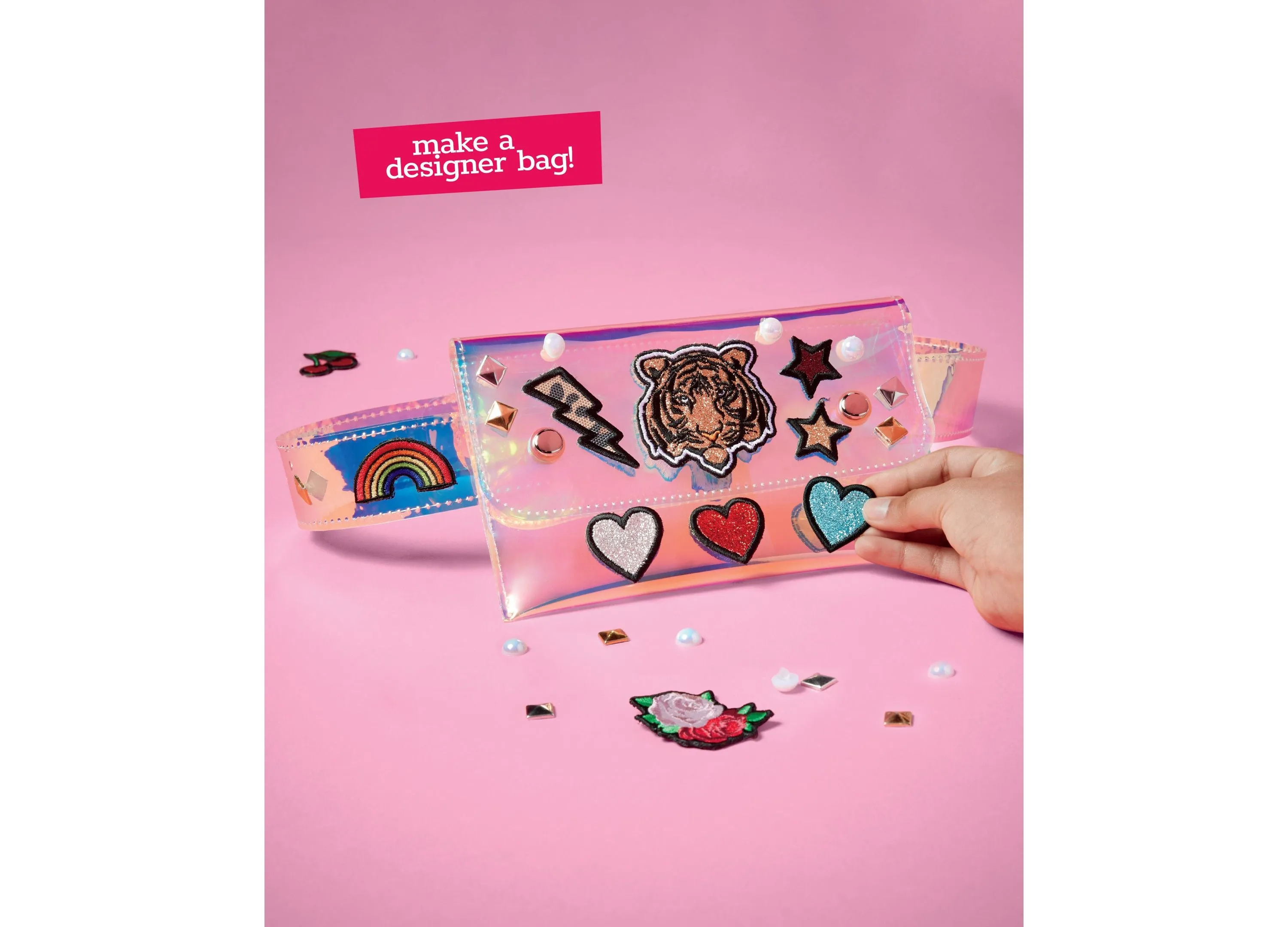 Geoffrey's Toy Box DIY Belt Bag Craft Kit with Embroidered Patches - Exclusive at Macy's