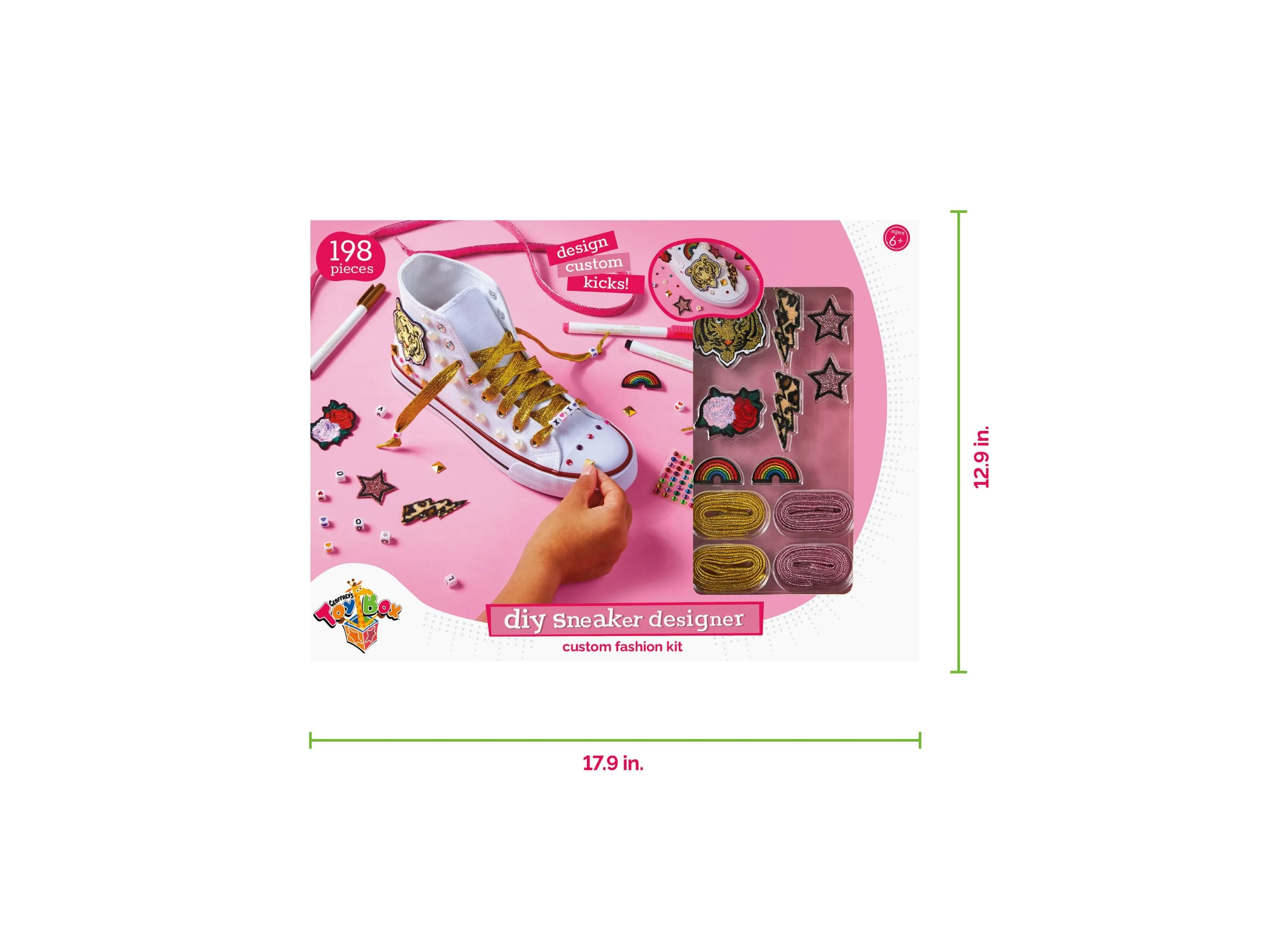 Geoffrey's Toy Box DIY Sneaker Designer Fashion Kit - Exclusive at Macy's