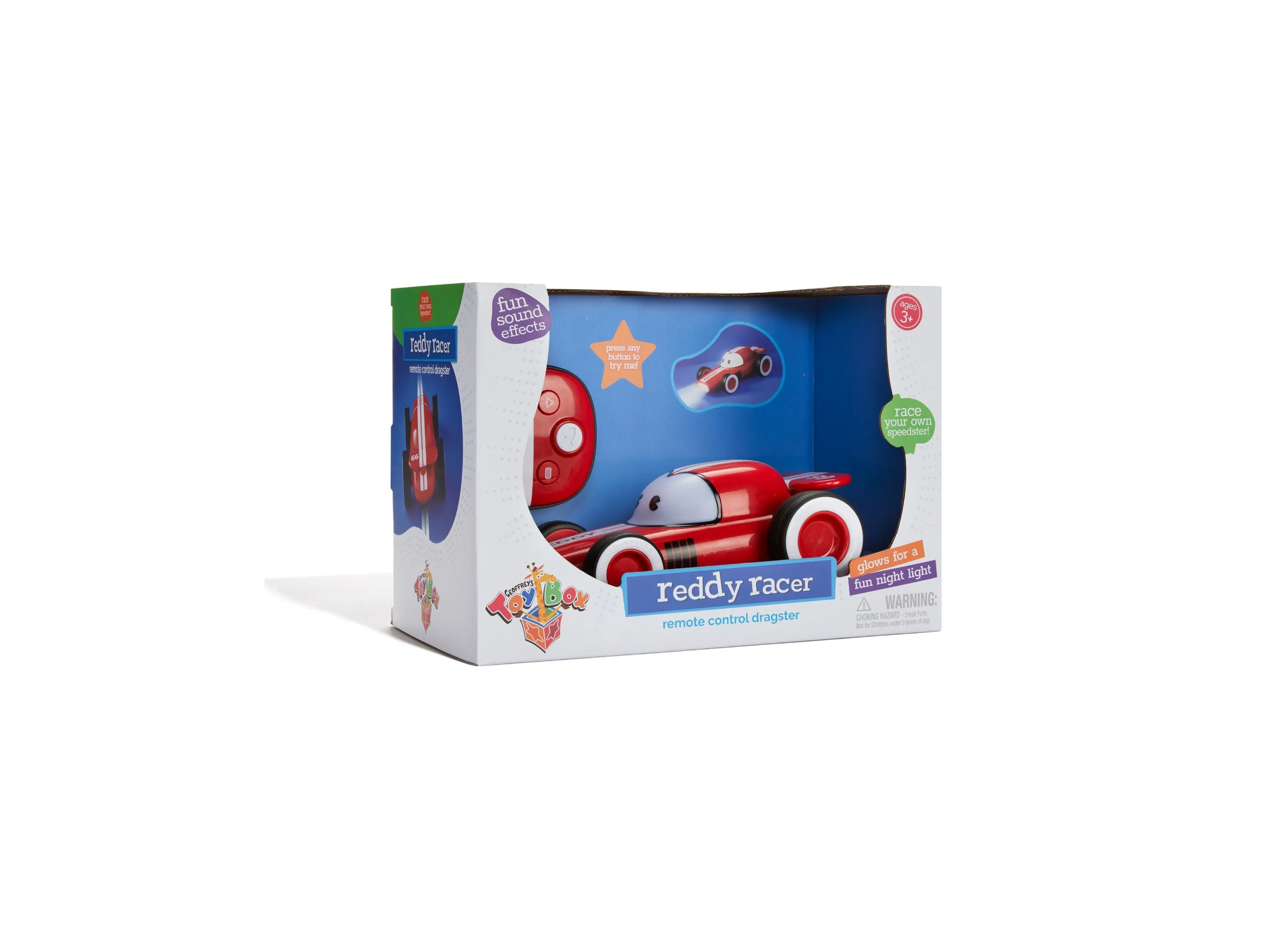Geoffrey's Toy Box Reddy Racer RC Dragster - Red - Exclusive to Macy's