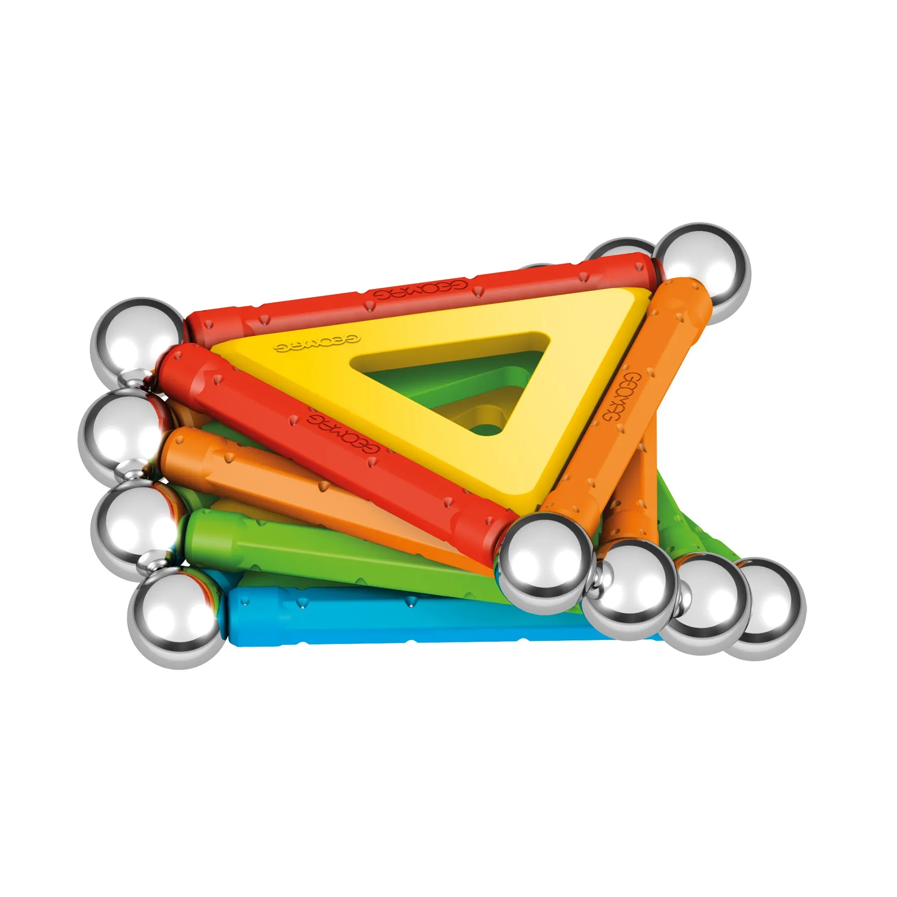 Geomag Supercolor Recycled Magnetic Building Set - 35 Pieces