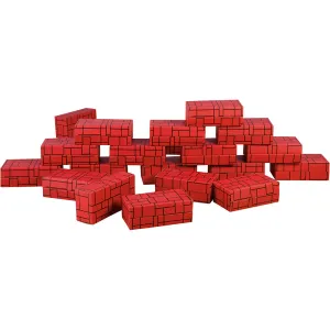 Giant Constructive Building Blocks | Set of 12 Durable, Lightweight Cardboard Blocks