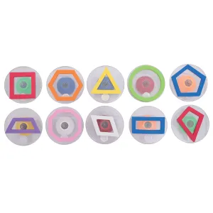 Giant Knobbed Geometric Shape Stampers