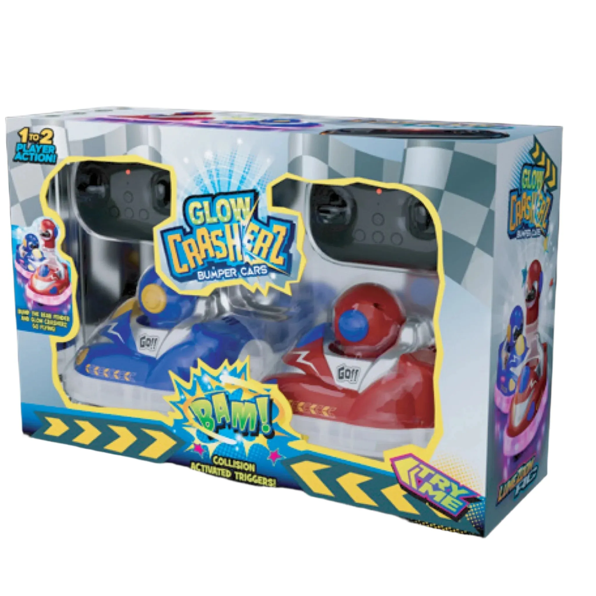 Glow Crashers RC Bumper Cars