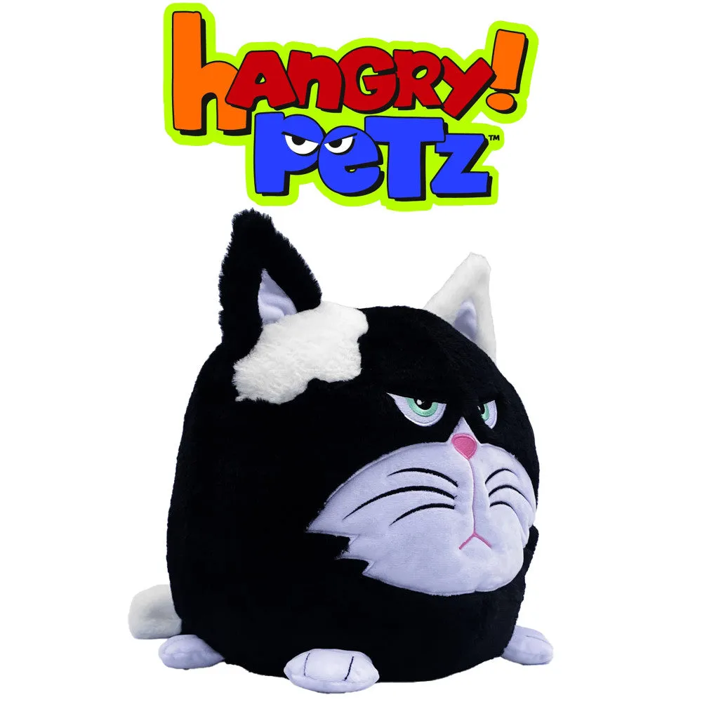 Hangry Petz Bella Black Cat 12 Inch Talking Plush