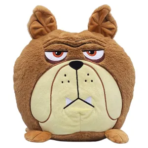 Hangry Petz Charlie Bulldog 12-inch Talking Plush - Brown