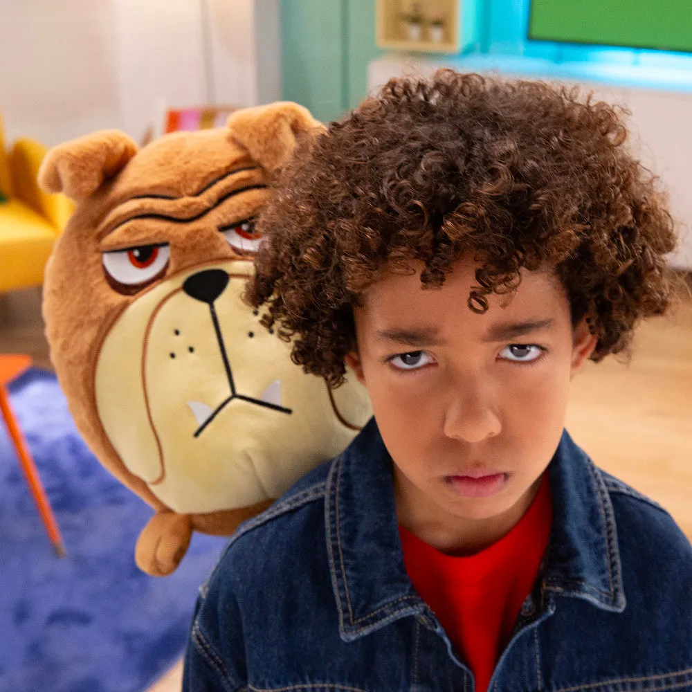Hangry Petz Charlie Bulldog 12-inch Talking Plush - Brown