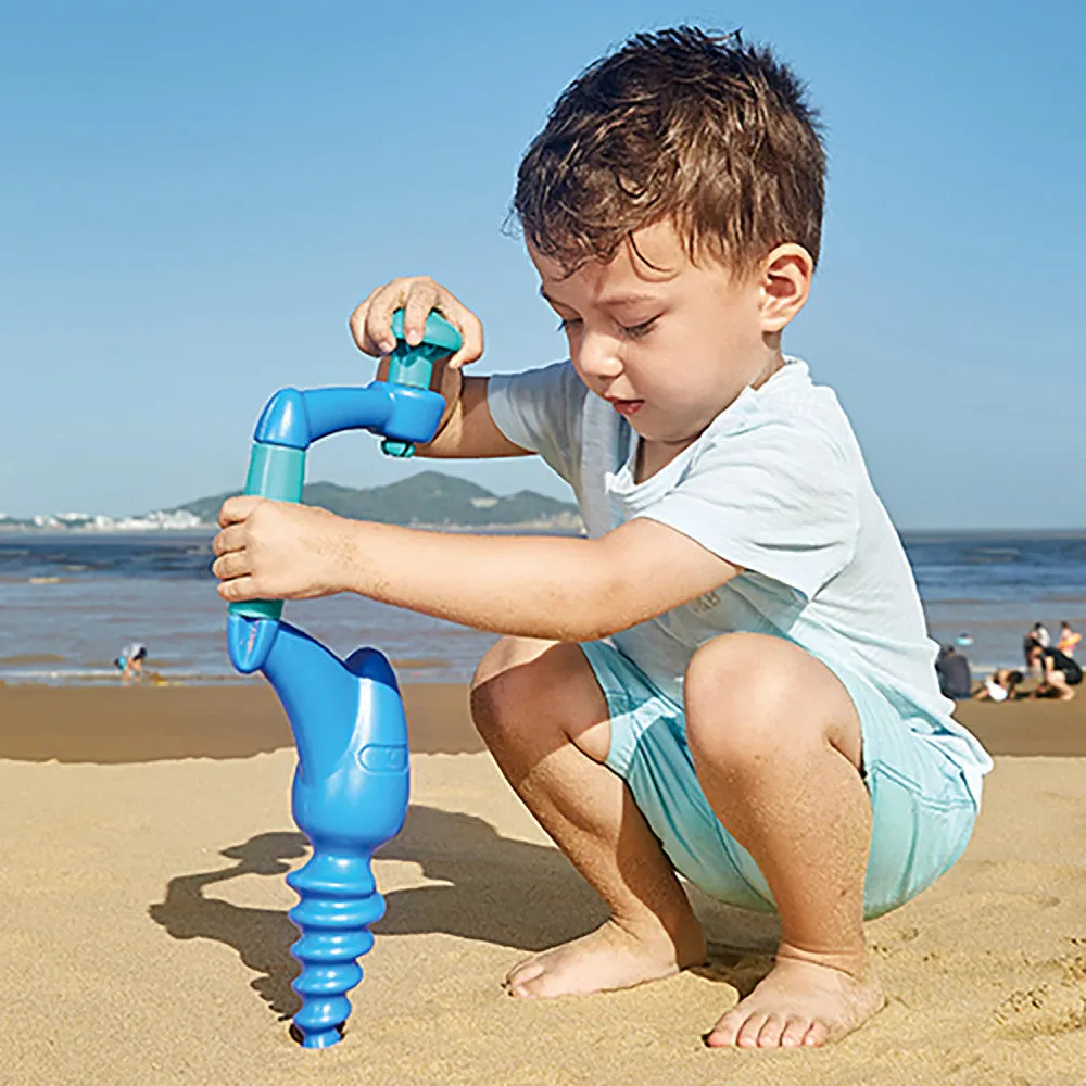 Hape - Driller Sand and Beach Toy - Blue Series