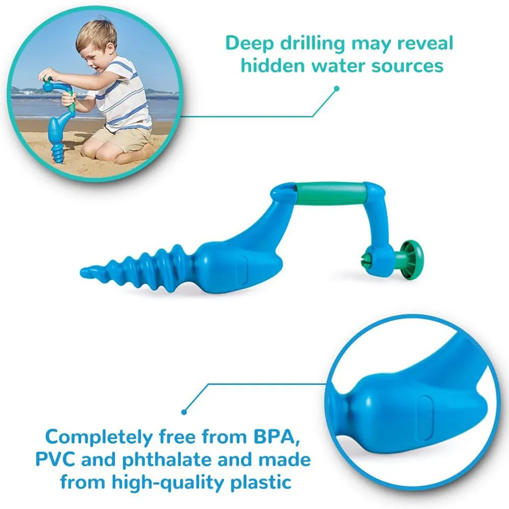Hape - Driller Sand and Beach Toy - Blue Series