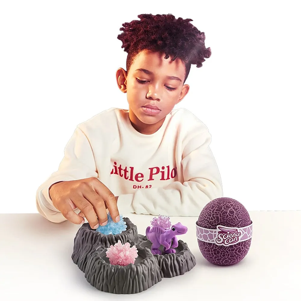 Hape Science Can Crystal Dinosaur Growing Kit - Edaphosaurus